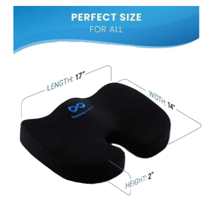 Everlasting Comfort Memory Foam Seat Cushion