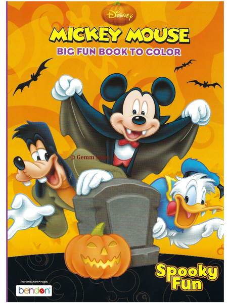 Disney Mickey Mouse & Friends Halloween Coloring Book