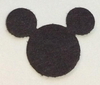 Mickey Mouse Cut Out Disney Confetti 1/2" Mickey Ears Cut Outs Party Supply