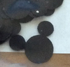 Mickey Mouse Cut Out Disney Confetti 1/2" Mickey Ears Cut Outs Party Supply