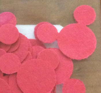 Mickey Mouse Cut Out Disney Confetti 1/2" Mickey Ears Cut Outs Party Supply