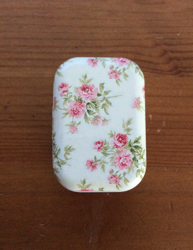 Mini Tin Pill Flower Case Purse Organizer