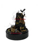 Miniature Halloween Scene Spooky Graveyard - 5" Cloche - I'm Back Headstone