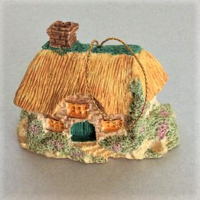 Miniature Holiday Village Cottage Ornament