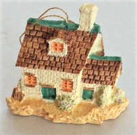 Miniature Holiday Village Cottage Ornament