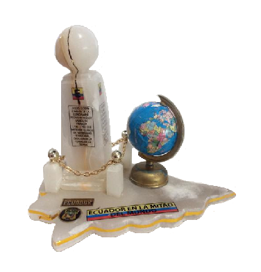 Authentic Ecuador Equator Line Souvenir Mitad Del Mundo