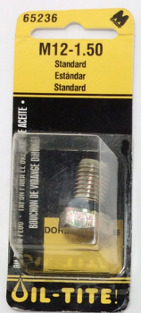 Motormite Engine Oil Drain Plug M12-1.50 Standard Dorman #65236 - NEW