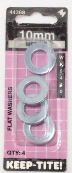 Motormite Flat Washers Dorman #44368 10mm Metric Pk of 4