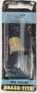 Motormite Hex Head Plug 1/4" NPT #43151