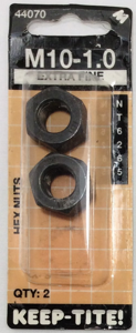 Motormite Hex Nuts Dorman #44070 M10-1.0 Pk of 2