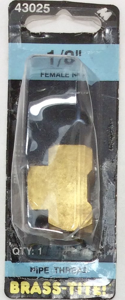 Motormite Pipe Tee 1/8" Female NPT #43025