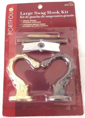 Portfolio Large Swag Hook Kit, No. 45720, Set of 2