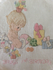 Precious Moments Cross Stitch Finished Piece Baby's 1st. Birthday