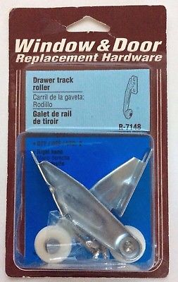 Prime-Line Drawer Track Roller Replacement Hardware, Set of 2