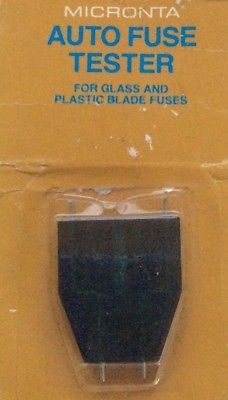 RadioShack, Micronta Auto Fuse Tester, No. 22-1636, For Glass & Plastic Fuses