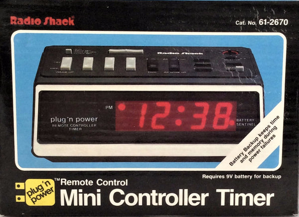 RadioShack Remote Control Mini Controller Timer #61-2670