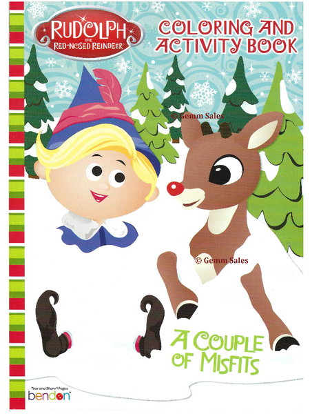 Rudolph The Red-Nosed Reindeer Coloring and Activity Book - A Couple of Misfits