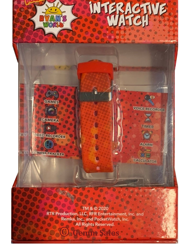 Ryan's World Interactive Watch - Red