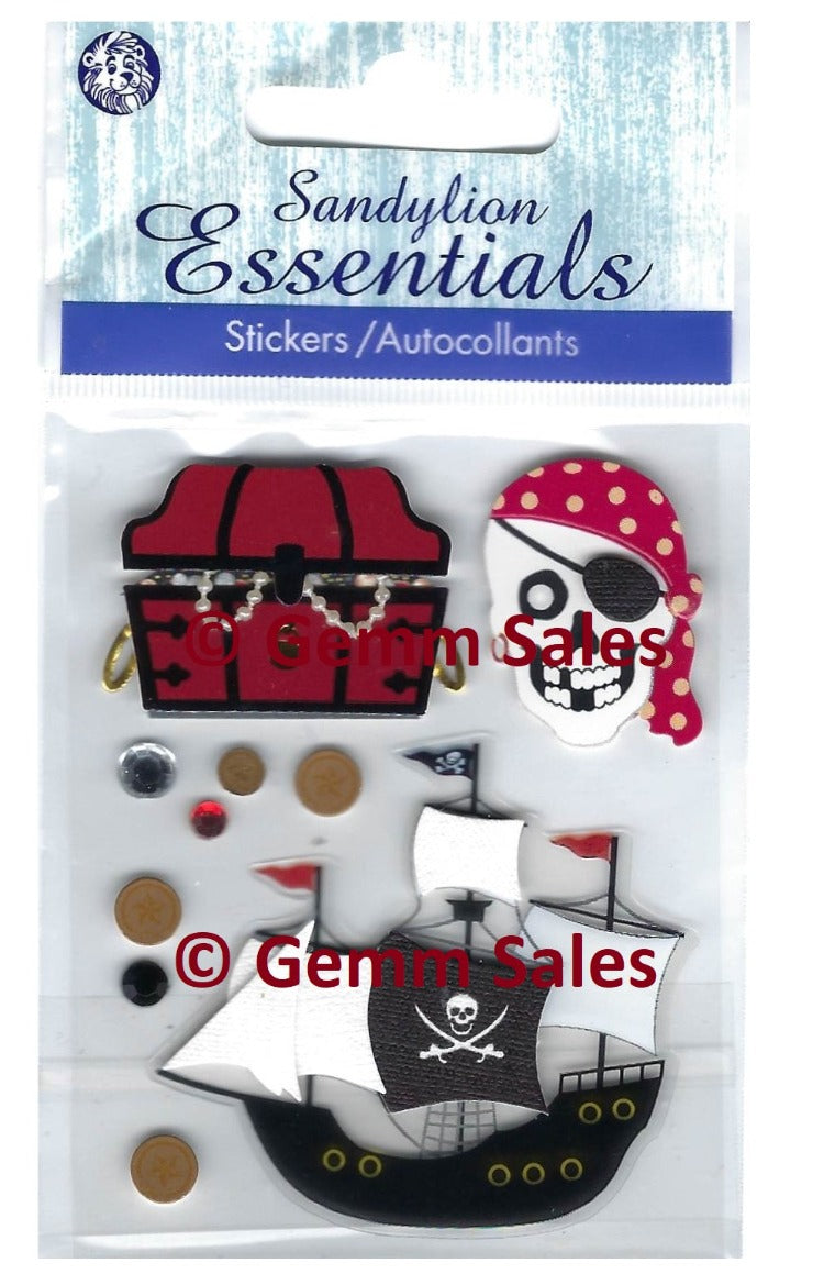 Sandylion Essentials Pirate Stickers