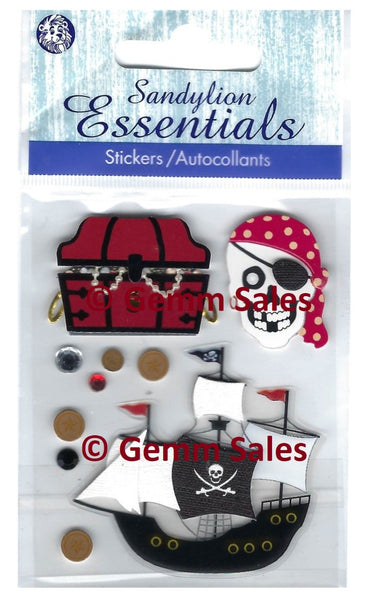 Sandylion Essentials Pirate Stickers
