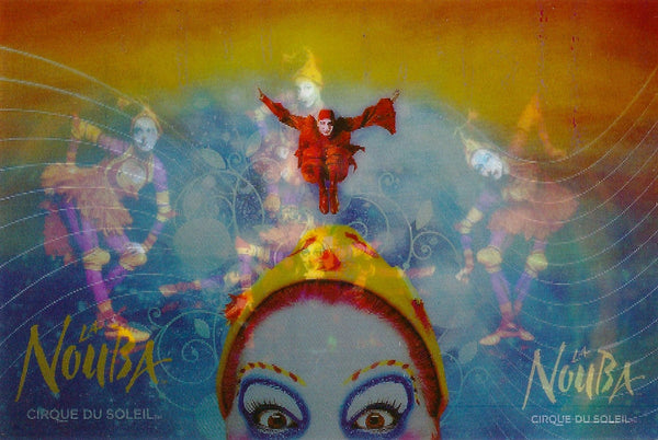 La Nouba Cirque Du Soleil 3D Postcard 4 x 6