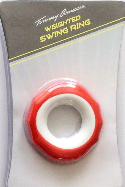 Tommy Armour Weighted Swing Ring - Red