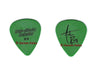 Trans-Siberian Orchestra TSO Autographed Guitar Pick (Green) - Andrew Ross 2015 Tour
