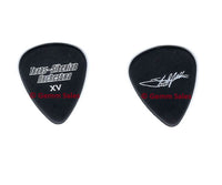 Trans-Siberian Orchestra TSO Autographed Guitar Pick (Black)-Johnny Lee Middleton 2015 Tour