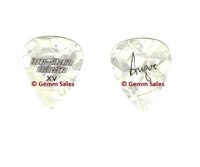 Trans-Siberian Orchestra TSO Autographed Guitar Pick (White) - Angus Clark 2015 Tour