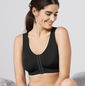 True Body Front Closure Bra - Black