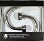 Umbra Drapery Holdback Set of 2 (2 pcs) Matte Nickel Finish