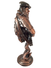 Waterfront Park, Portland Oregon Blues Festival Bronze Figurine, Guitar Player