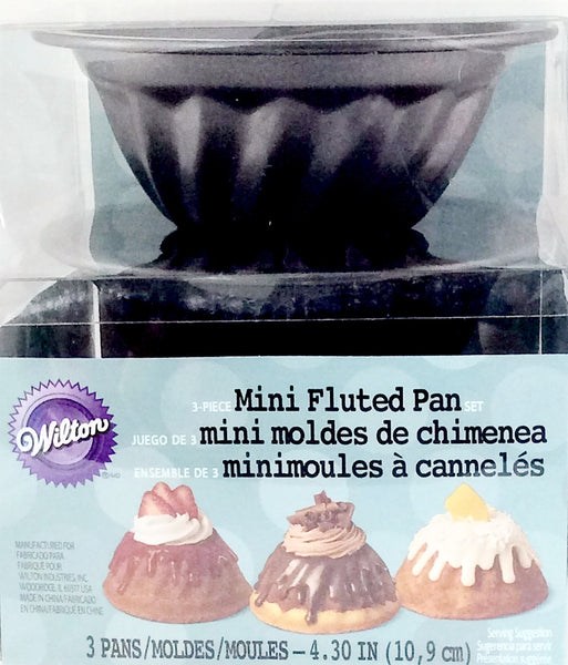 Wilton 3-Piece Mini Fluted Pan Set