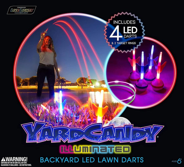 Yard Candy Illuminated Backyard LED Lawn Darts