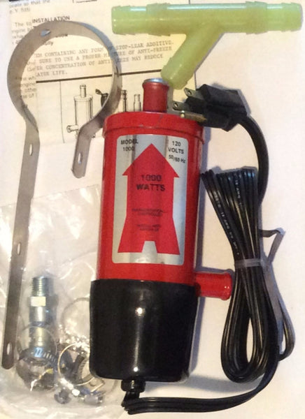ZeroStart Tank Type Engine Heater 1000W-120V