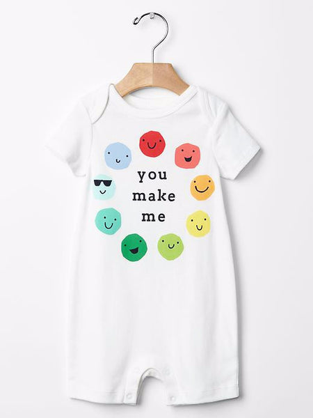Baby Gap PersonaliTees Graphic shorty one-piece