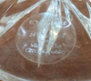 Royal Limited Crystal Tulip Scalloped Edge Candle Holder  - Vintage 1990's