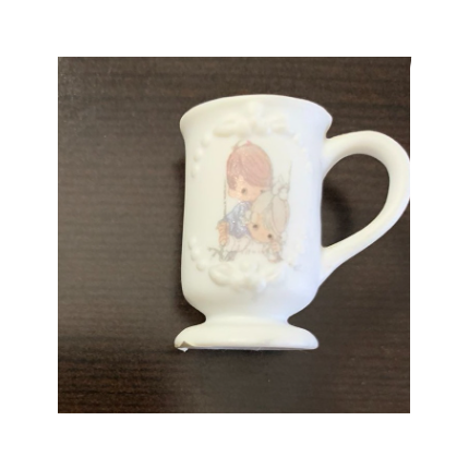 Precious Moments 1 Inch Rare Vintage Cup - Love is Kind