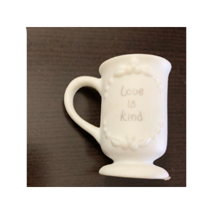 Precious Moments 1 Inch Rare Vintage Cup - Love is Kind
