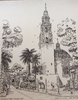 Gil McCue Signed "Museum Of Man" Balboa Park Lithograph