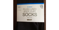 Fleece Lined Boot Cuff Socks - Knee High