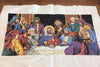 The Last Supper in Cross Stitch, Handmade Cross Stitch Finished Piece