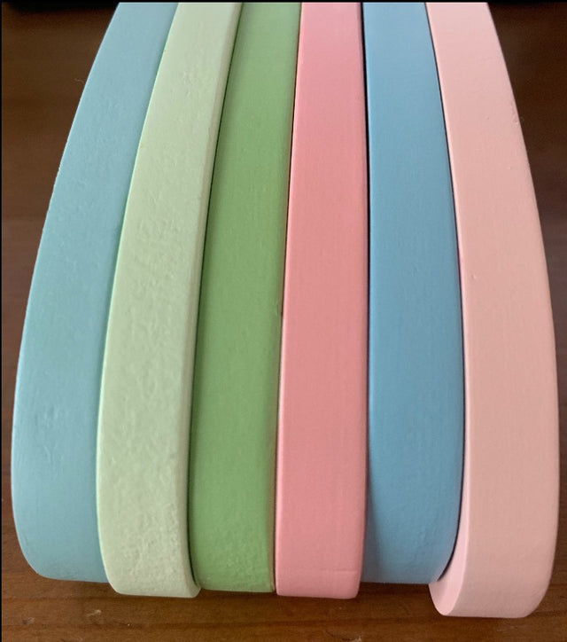 Wood Baby Hangers 6 PK - Pastels