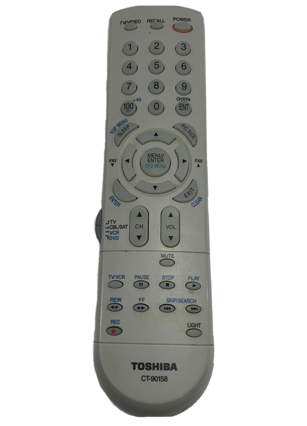 Authentic Toshiba Remote Control - CT-90158