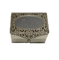 Filigree Keepsake Silver Jewelry - Ring Box