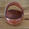 Vintage Small Ceramic Southwestern Native American Pot Basket Unsigned