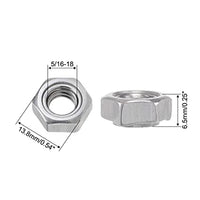 Machine Screw Nuts 5/16-18 (6 Pack)