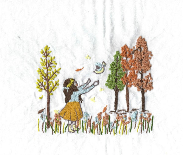 Embroidery Finished Art Piece