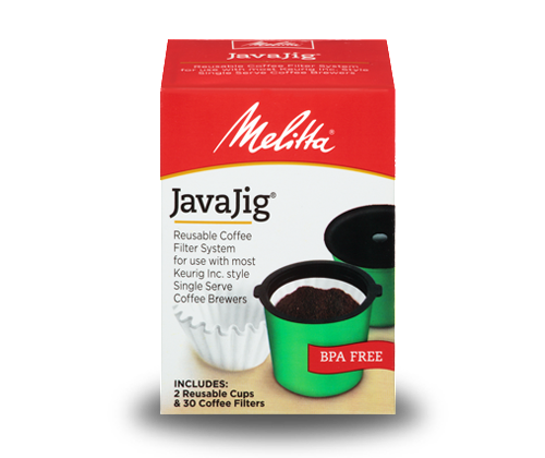 Melitta JavaJig Starter Pack, Reusable Coffee Filter System