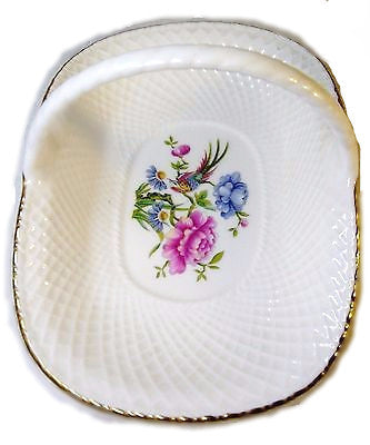 Oriental Bird Lattice Basket by Spode
